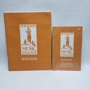 Music Together Bongos Paperback Book Children's Music Education Song Book and CD